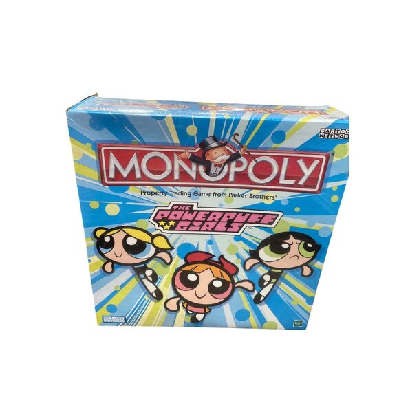 Parker Brothers Monopoly The Powerpuff Girls 2001 Edition Board Game SKU 9132 - Picture 1 of 10